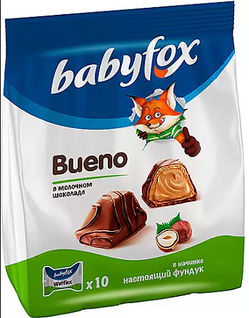 Фотогрфия Конфеты Вabyfox Bueno 100г Яшкино - Market#22