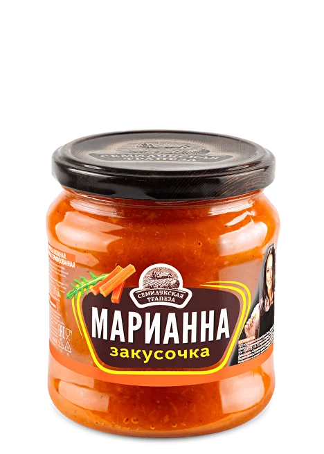 Фотогрфия Закуска овощная Марианна 460г ст/б Семилукская трапеза - Market#22