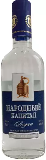 Фотогрфия Водка Народный Капитал 40% 0,5л - Market#22