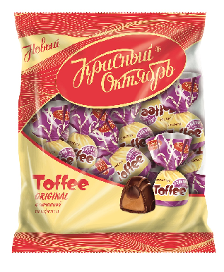 Фотогрфия Конфеты Toffee Original 250г Красный Октябрь  - Market#22
