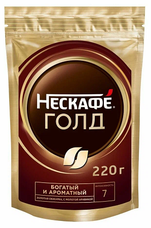 Фотогрфия Кофе Нескафе Голд 220г м/у - Market#22