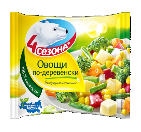 Фотогрфия Овощи по-деревенски с/м 400г 4 Сезона - Market#22