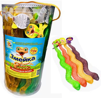 Фотогрфия Фруктовое желе Змея 35 г - Market#22