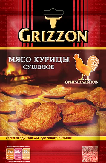 Фотогрфия Мясо Курицы сушеное Grizzon 36г - Market#22