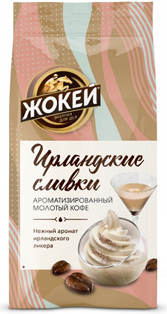 Фотогрфия Кофе Жокей Ирландские  сливки молотый  150г м\у - Market#22