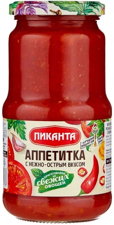 Фотогрфия Аппетитка с нежно-острым вкусом 360г ст/б. Пиканта - Market#22