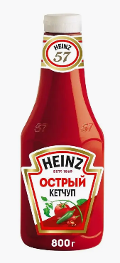 Фотогрфия Кетчуп Хайнц томатный острый 800г пл/б. - Market#22