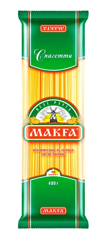 Фотогрфия Макароны Макфа Спагетти 400г - Market#22