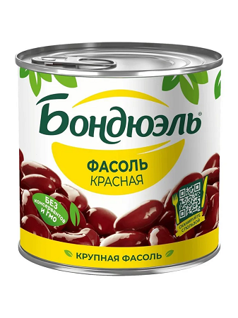 Фотогрфия Фасоль красная 400гр Бондюэль - Market#22