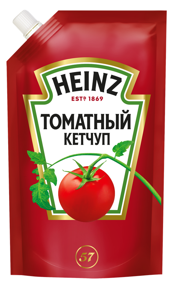 Фотогрфия Кетчуп Хайнц томатный 320г дой/пак.  - Market#22