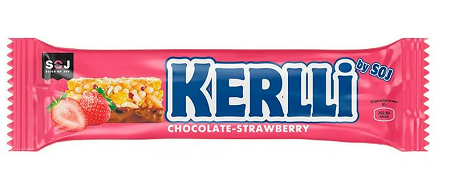 Фотогрфия Батончик злаковый Kerlli клубника 50г - Market#22