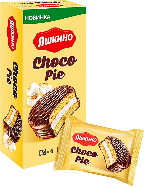 Фотогрфия Пирожное Чоко Пай 180г Яшкино - Market#22