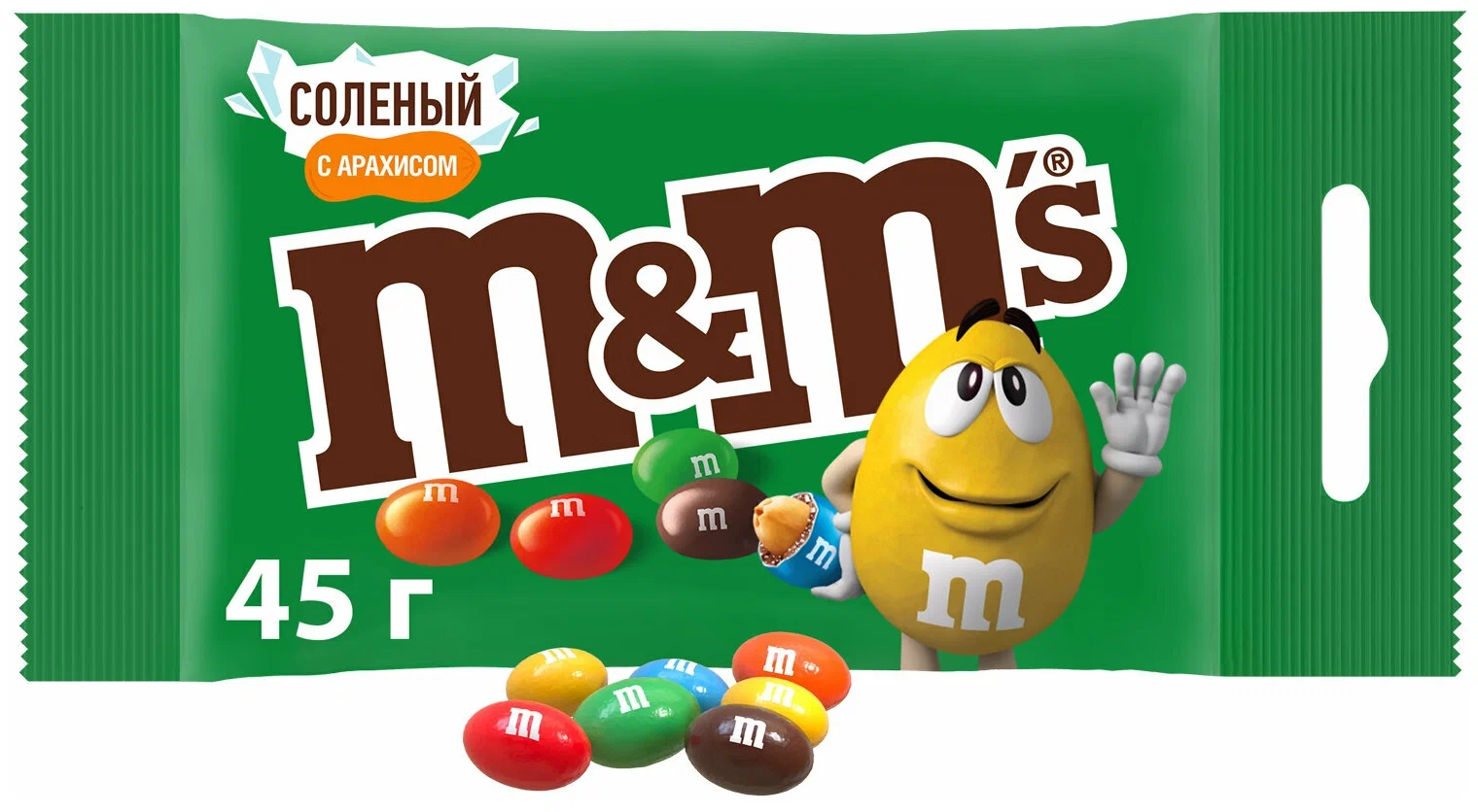 Фотогрфия Драже M&M с соленым арахисом 45г - Market#22