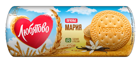 Фотогрфия Печенье затяжное Мария 156г Любятово - Market#22