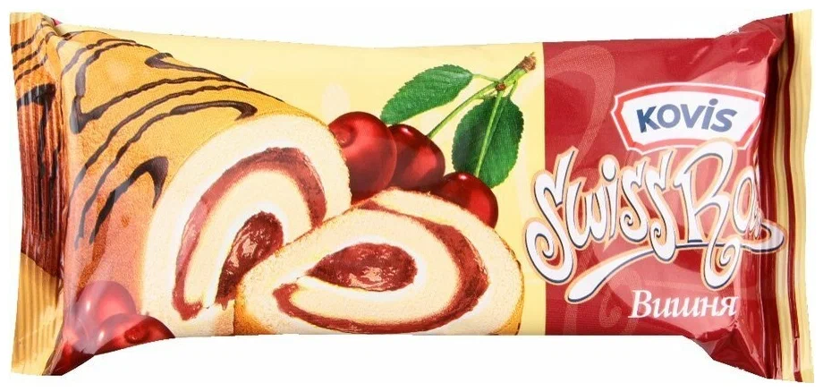 Фотогрфия Рулет Kovis вишня 175г  - Market#22
