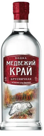 Фотогрфия Водка Медвежий Край Брусничная 40% 0,5л - Market#22