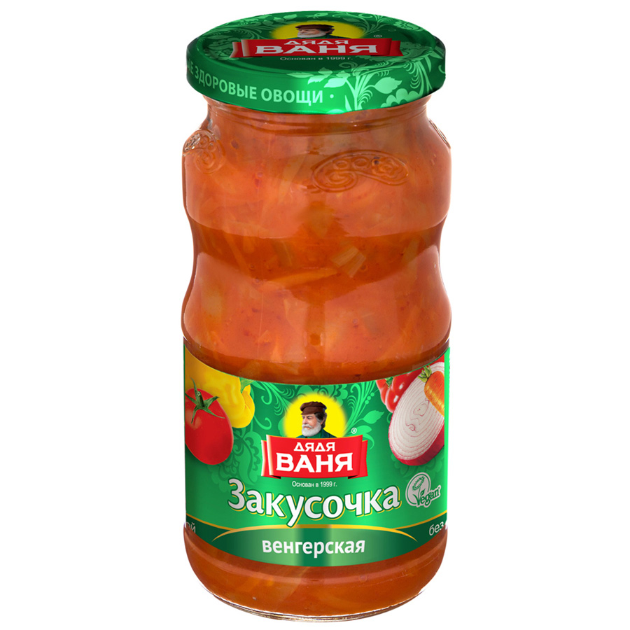 Фотогрфия Закуска Венгерская 460г ст/б Дядя Ваня - Market#22