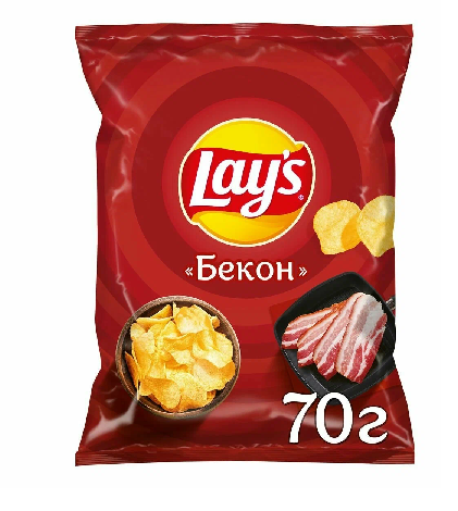 Фотогрфия Чипсы Лейс бекон 70г  - Market#22