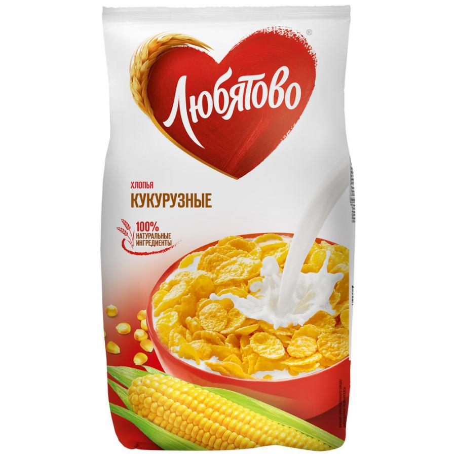 Фотогрфия Хлопья кукурузные 300г ц/уп. Любятово - Market#22