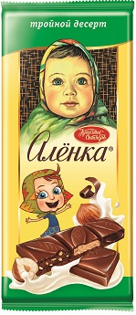 Фотогрфия Шоколад Аленка тройной десерт 85г Красный Октябрь - Market#22
