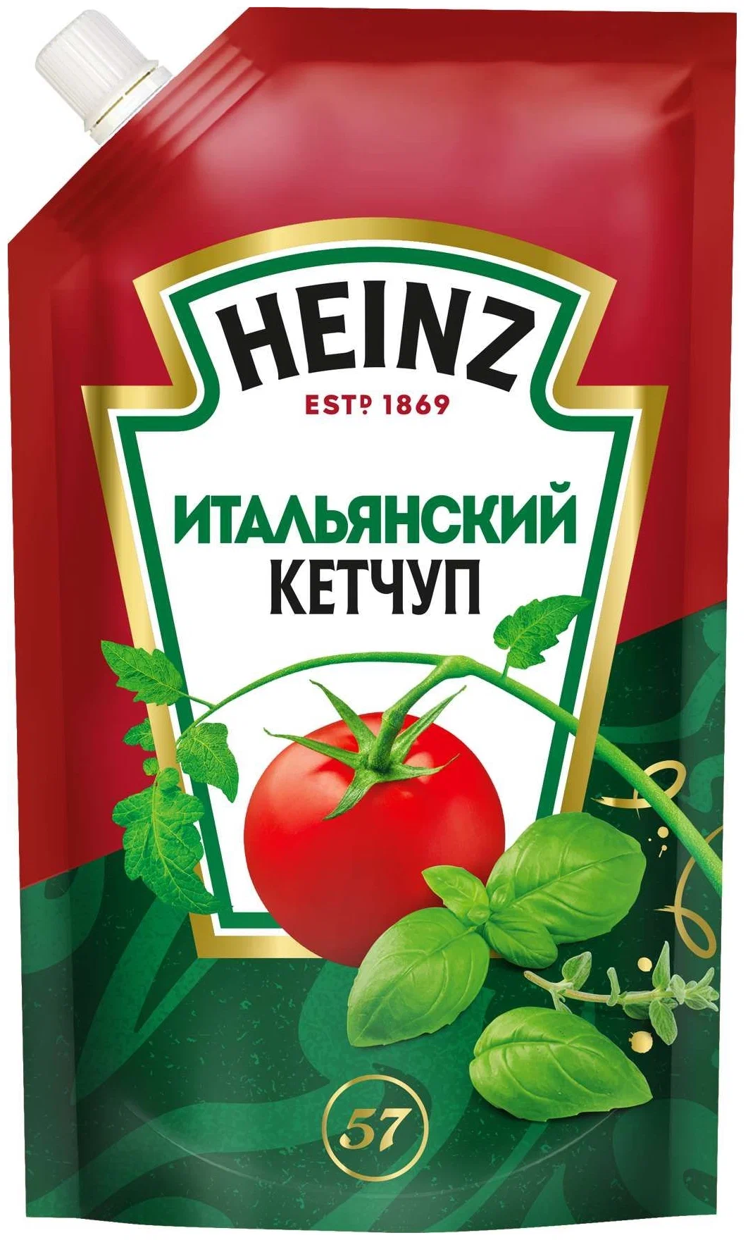 Фотогрфия Кетчуп Хайнц Итальянский 320г дой/пак.  - Market#22