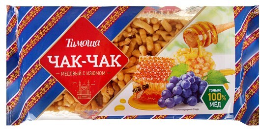 Фотогрфия Чак-чак медовый с изюмом 250г Тимоша - Market#22