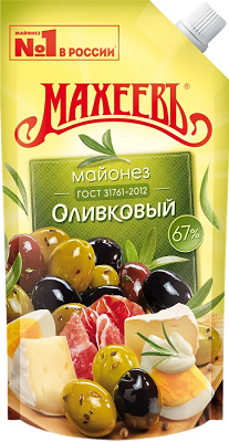 Фотогрфия Майонез Махеевъ Оливковый 67% 400мл д/пак. - Market#22