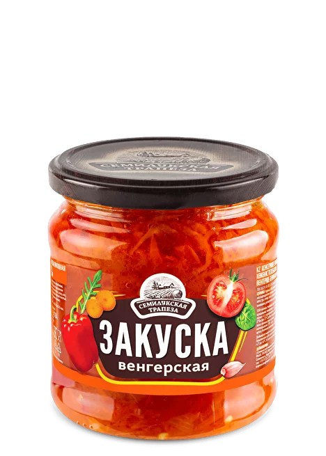 Фотогрфия Закуска овощная Венгерская 460г ст/б Семилукская трапеза - Market#22