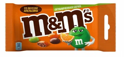 Фотогрфия Драже М&М с апельсином 45г - Market#22