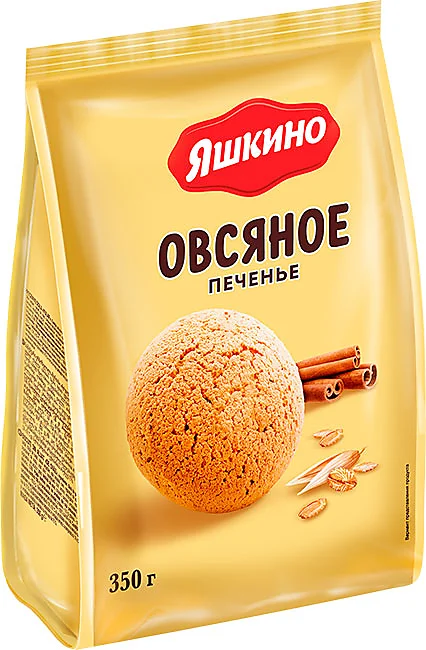 Фотогрфия Печенье овсяное 350г Яшкино - Market#22