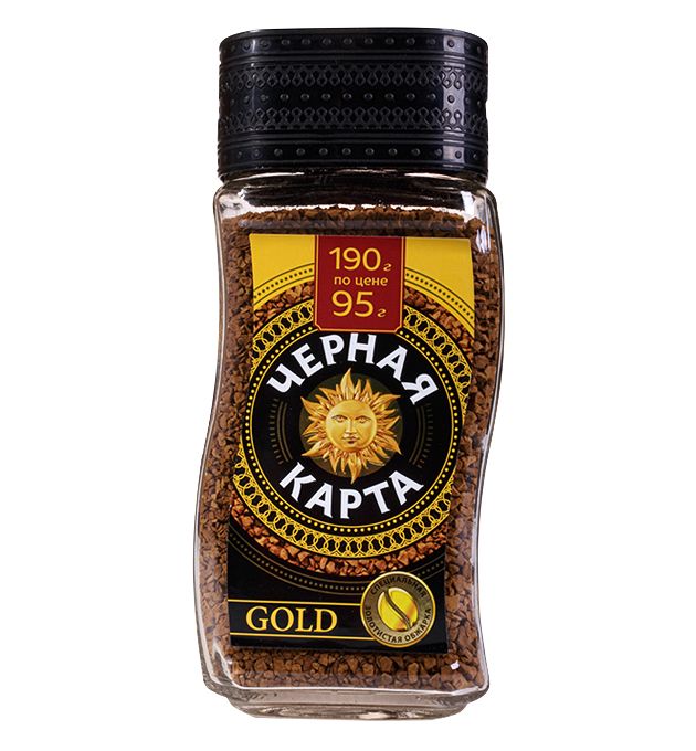 Фотогрфия Кофе Черная карта Голд 95г ст/б. - Market#22