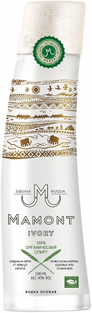 Фотогрфия Водка  Мамонт Айвери 40% 0,5л - Market#22