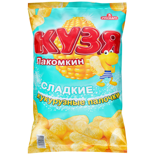 Фотогрфия Кукурузные палочки Кузя Лакомкин 140г Русскарт - Market#22