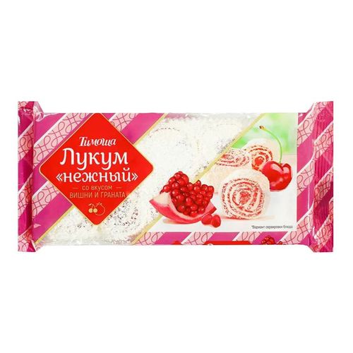 Фотогрфия Лукум Нежный со вкусом вишни и граната 250г Тимоша - Market#22