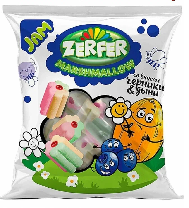 Фотогрфия Зефир Маршмеллоу со вкусом черники и дыни 90г Jam Zerfer - Market#22