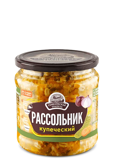 Фотогрфия Рассольник купеческий 460г ст/б. Семилукская трапеза - Market#22