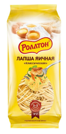 Фотогрфия Лапша Яичная 400г Роллтон - Market#22
