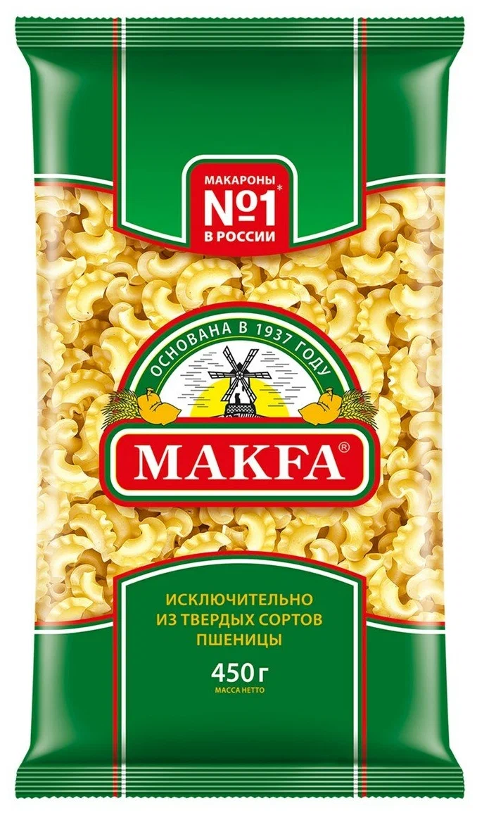 Фотогрфия Макароны Макфа Петушиные гребешки 400г - Market#22