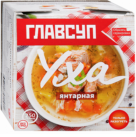Фотогрфия Уха Финская из лосося 360г Главсуп - Market#22