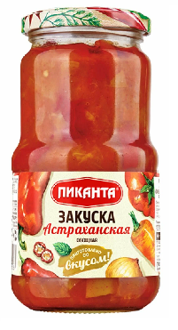 Фотогрфия Закуска овощная Астраханская 460г ст/б. Пиканта - Market#22