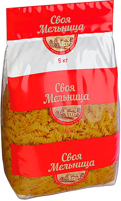 Фотогрфия Макаронные изделия Спирали 5кг Своя мельница - Market#22
