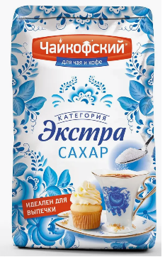 Фотогрфия Сахар крупнокристаллический 900г Чайкофский - Market#22