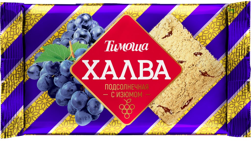 Фотогрфия Халва подсолнечная с изюмом 250г Тимоша - Market#22