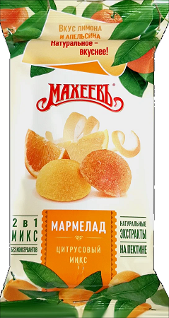 Фотогрфия Мармелад Цитрусовый микс 250г. Махеевъ - Market#22