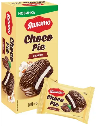 Фотогрфия Пирожное Чоко Пай Какао180г Яшкино - Market#22