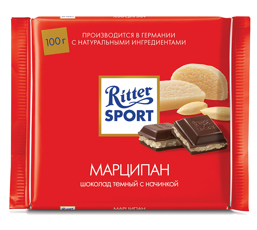 Фотогрфия Шоколад Риттер Спорт 100г Марципан - Market#22