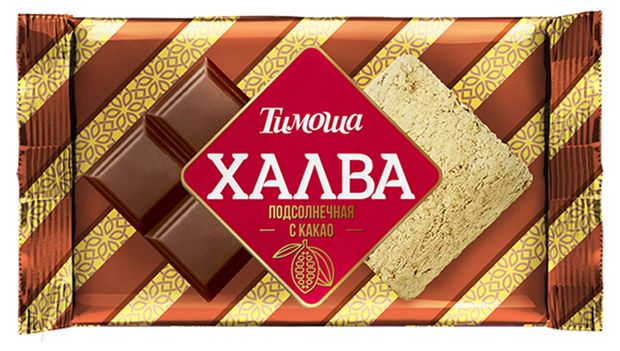 Фотогрфия Халва подсолнечная с какао 250г Тимоша - Market#22