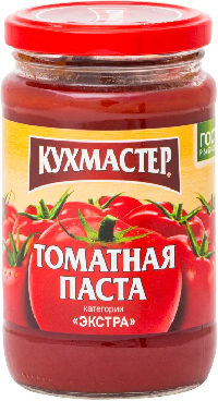 Фотогрфия Томатная паста 370г ст/б Кухмастер - Market#22
