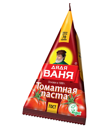 Фотогрфия Томатная паста 70г м/у Дядя Ваня - Market#22