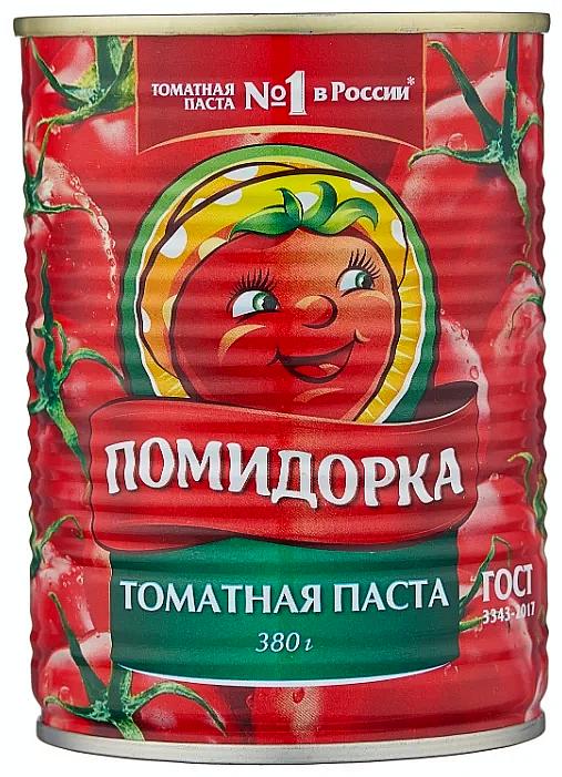 Фотогрфия Томатная паста 380г ж/б Помидорка - Market#22